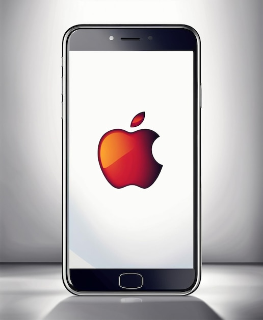 Foto slimme apple iphone gehard glas testmodellen 3d rendering wallpaper achtergrond hd