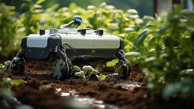 Slimme robotboeren in de toekomstige landbouw