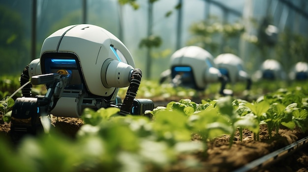 Slimme robotboeren in de toekomstige landbouw