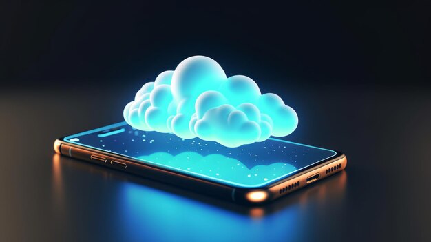 Slimme telefoon met cloudtechnologie