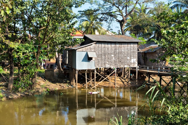 Sloppenwijken in Cambodja