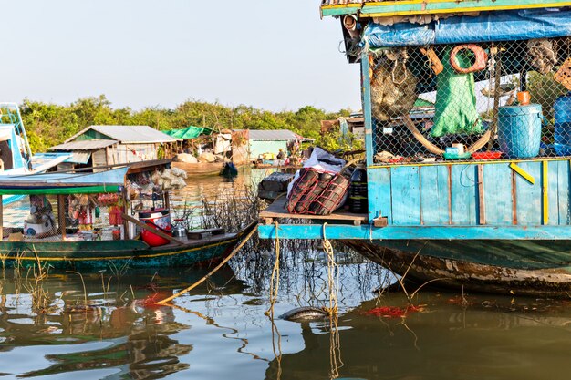 Sloppenwijken in Cambodja