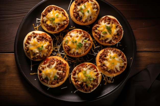 Sloppy Joe-cups met gehakt, ui en kaas