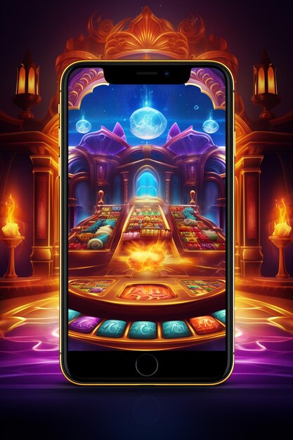 Photo slot casino app game background