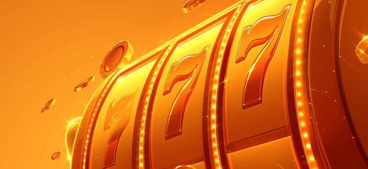 Photo a slot machine with the numbers 777 on it