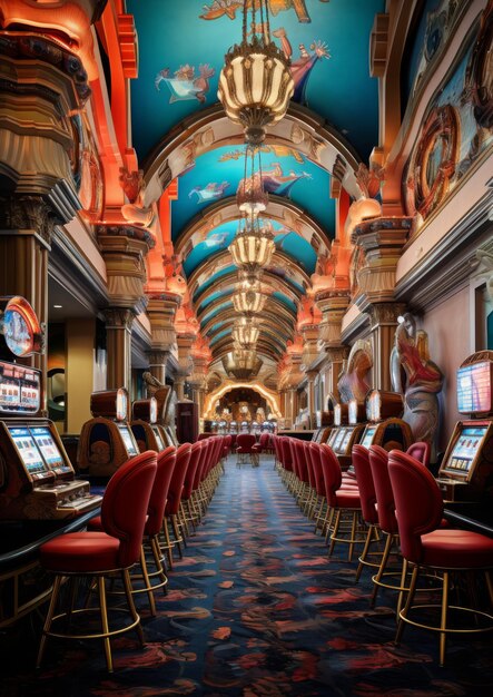 Slot machines in the casino Generative AI