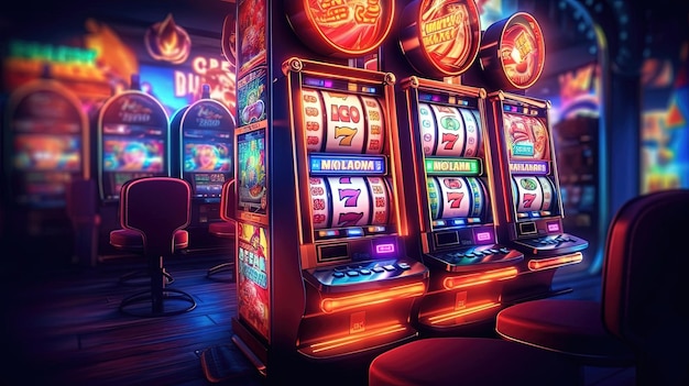 Slot releases that introduce thrilling features and exciting gameplay From  stacked symbols to random wilds each new slot offers a dynamic and  unpredictable journey Generated by AI | Premium AI-generated image