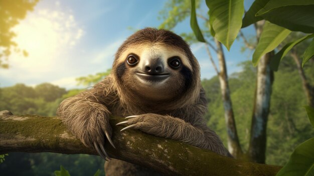Foto sfondio sloth di alta qualità