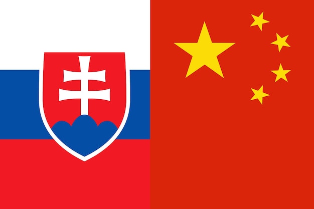 Slovakia and China flag countries