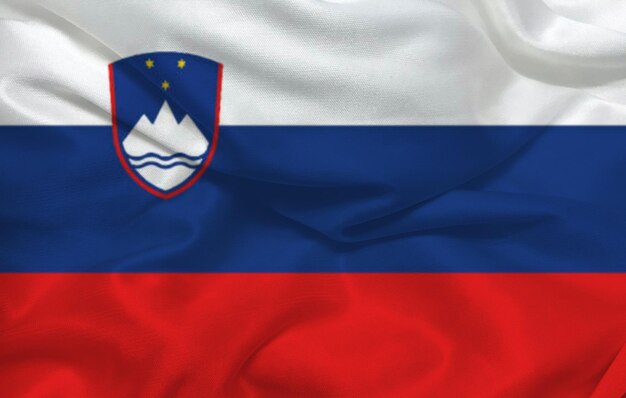 Slovenia 3d Background Flag