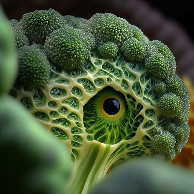 Sluit omhoog van broccoli