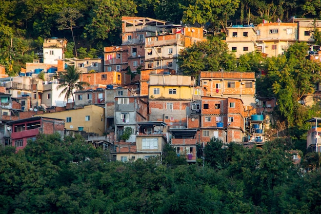 Slum of Tabajara in rio de janeiro Brazil.