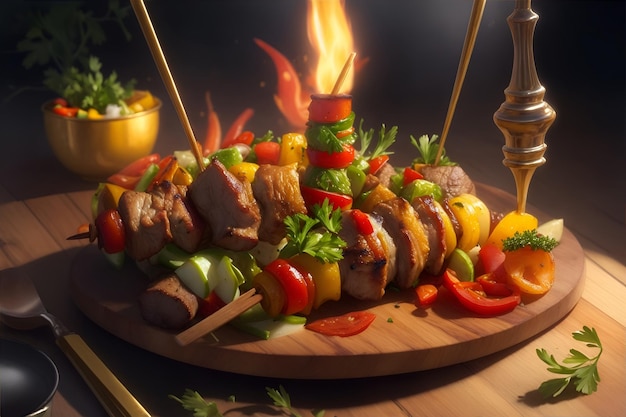 Smaakvolle Shish Kebab