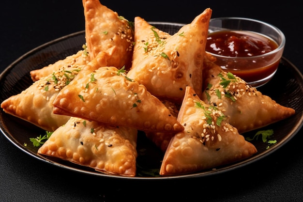 Smakelijke aardappelsamosa's Verleidelijke bites die je doen verlangen naar meer