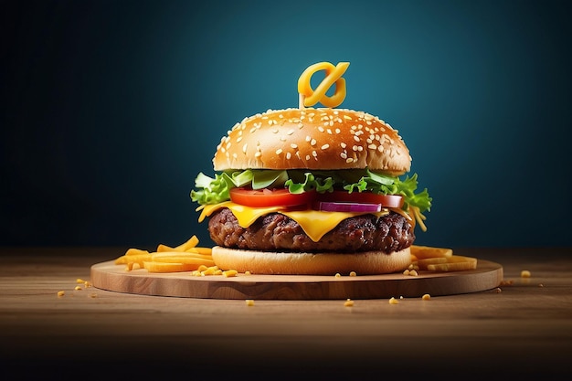 smakelijke burger banner