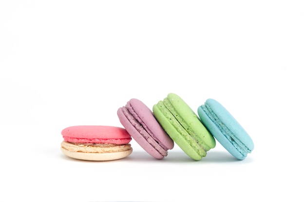 Smakelijke kleurrijke macaroon