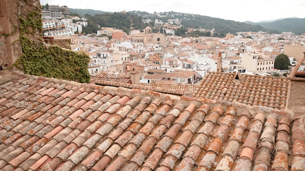 写真 小さくて居心地の良いスペインの町 屋上からの眺め