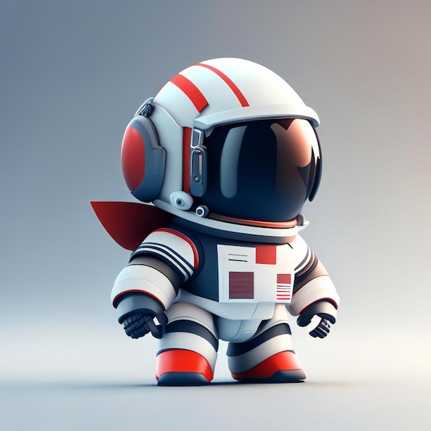 A small astronaut is made by a pilot