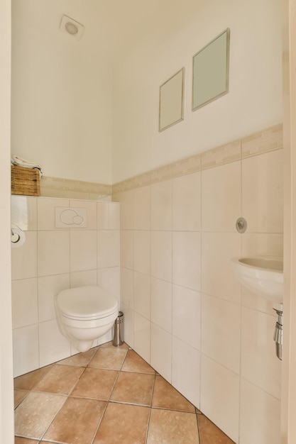 a small bathroom with a toilet and a sink