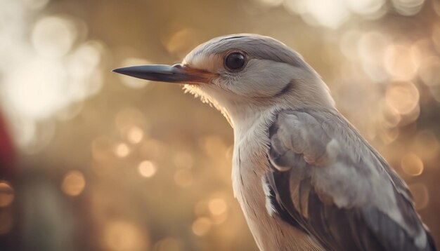 写真 自然の背景のある小さな鳥 美しい自然