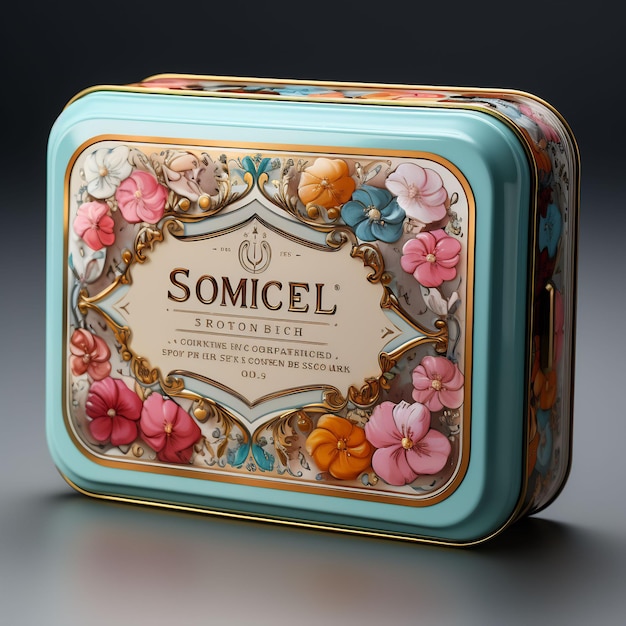 a small blue box of souk de la vene.