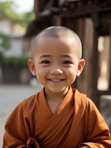 A Small Buddhist Photo Ai Generated