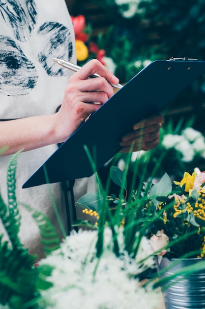 Small business of flower shop