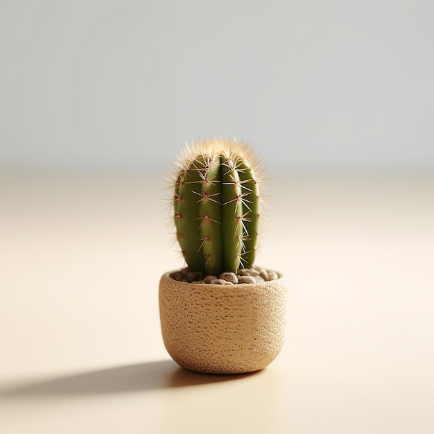 A small cactus pot