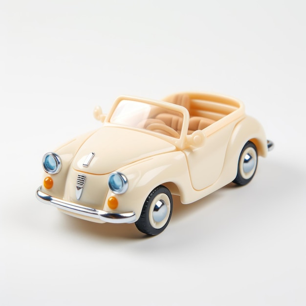 small car toy on white background