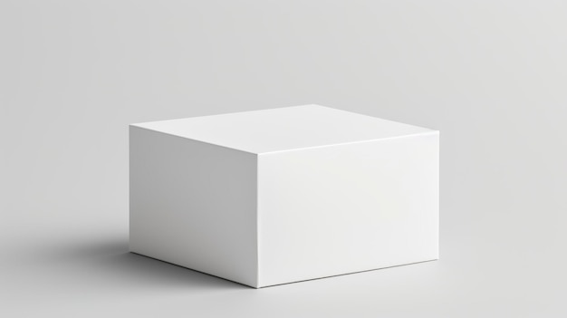 Small Cardboard Box Mockup