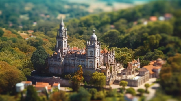 A small church in the countryside