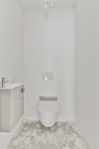 Small clean toilet