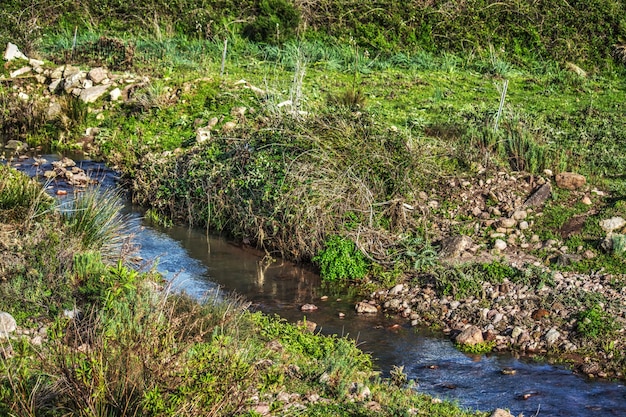 Small creek in Sardinia Italy