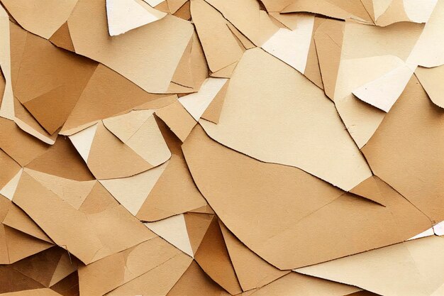 Small cut pieces of vintage beige paper texture for background