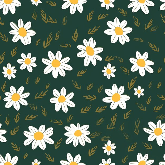 Photo small daisy pattern