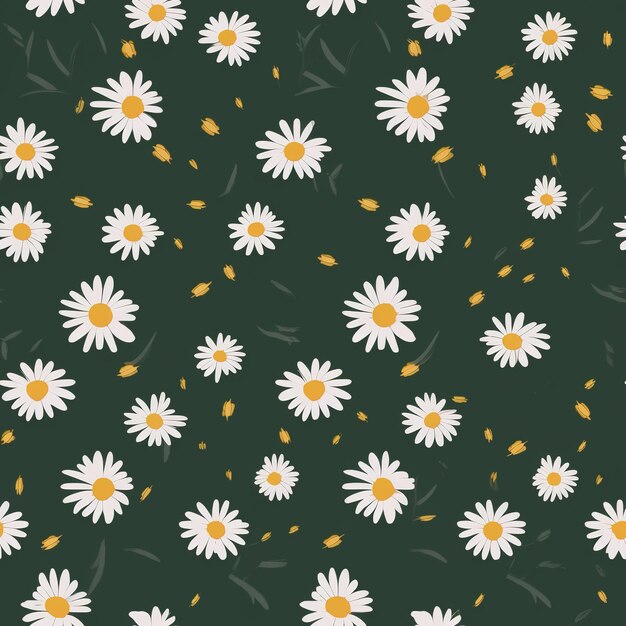 Photo small daisy pattern