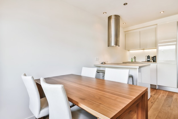 Small dining room and kitchen