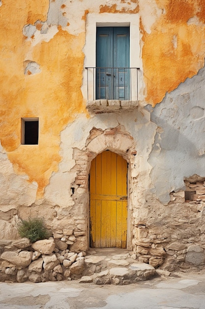 a small door in a wall