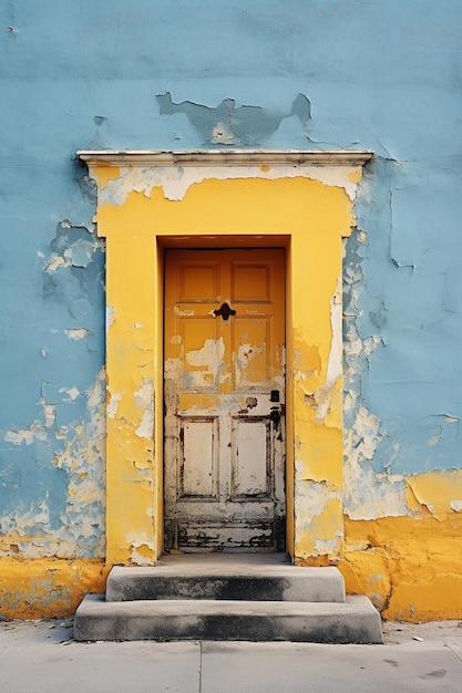 a small door in a wall