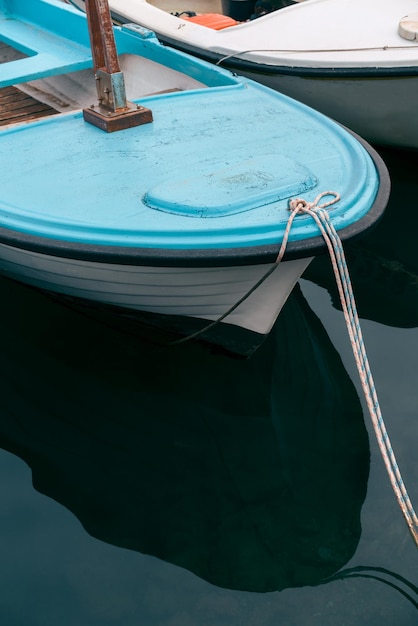 Small empty fisherman boat