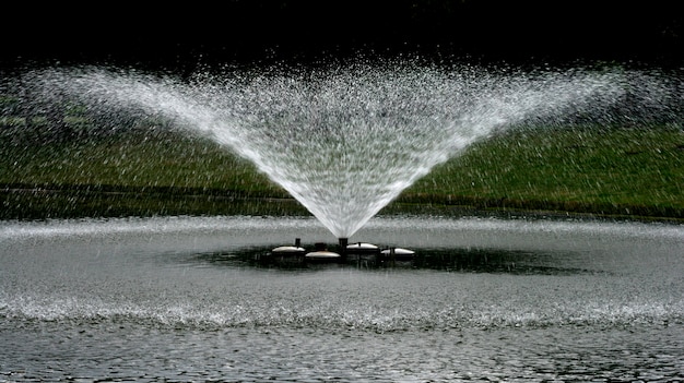 small fountain in the park