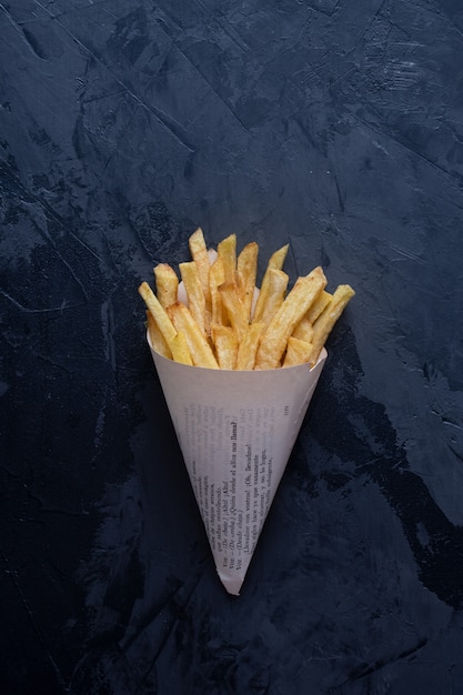 Small french fries cone