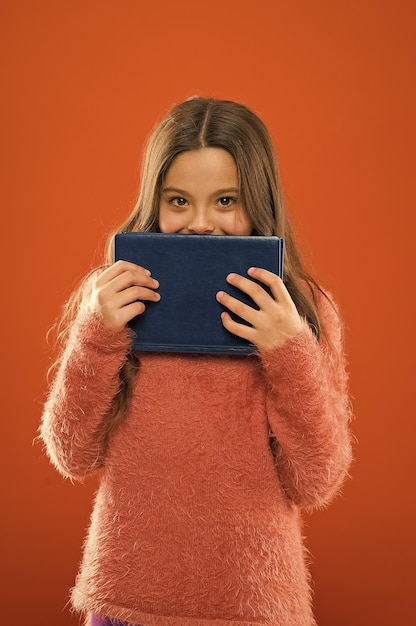 Small girl child Hairdresser for kids childrens day Portrait of happy little child Kid fashion childhood happiness Family Happy little girl with long hair Just look at that Teachers day