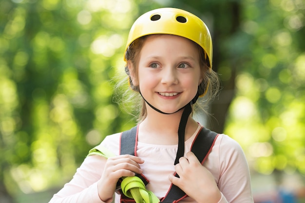 Small girl enjoy childhood years