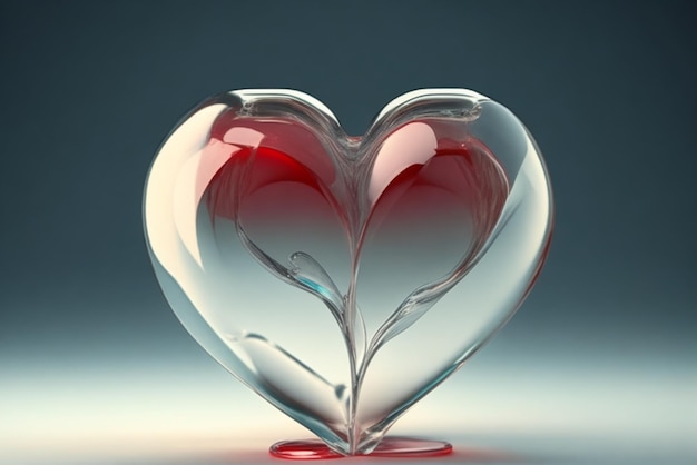 a Small Glass Heart Symbolizing The Fragility And Transparency Of Feelings Image Without Backgroun