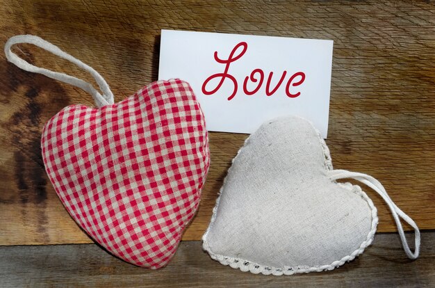 Small heart shaped cushion fabric