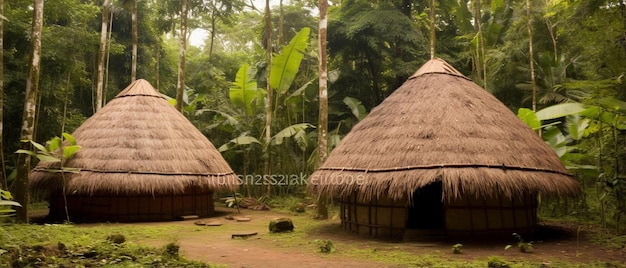 Photo a small hut with a that says  hija  on the front