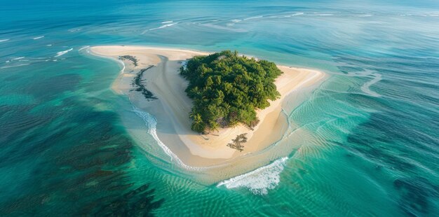 Small Island in the Middle of the Ocean