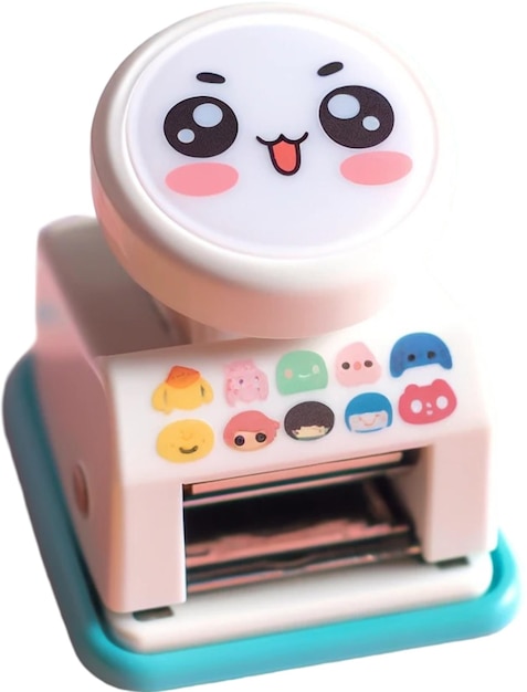 a small machine that has a penguin face on it