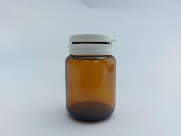 Photo small medicine bottle